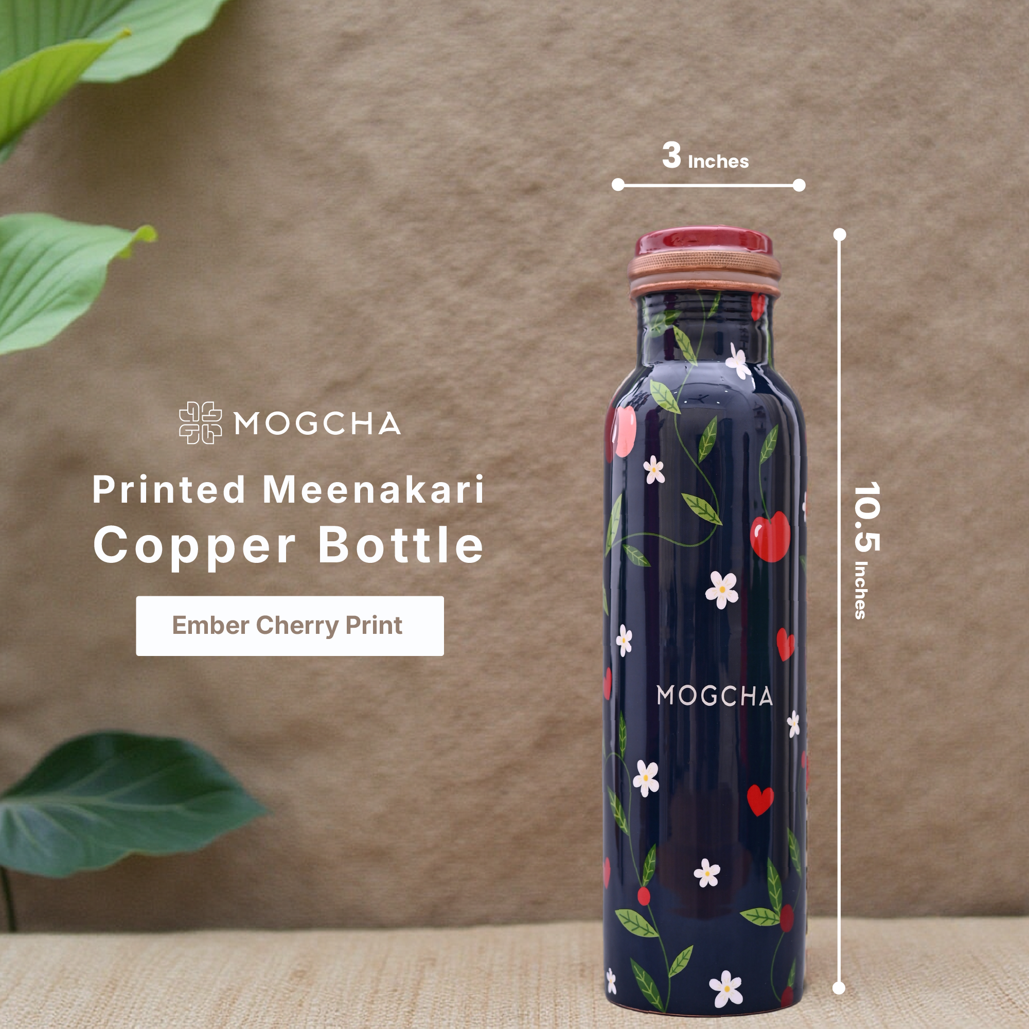 Ember Cherry Garden Copper Bottle