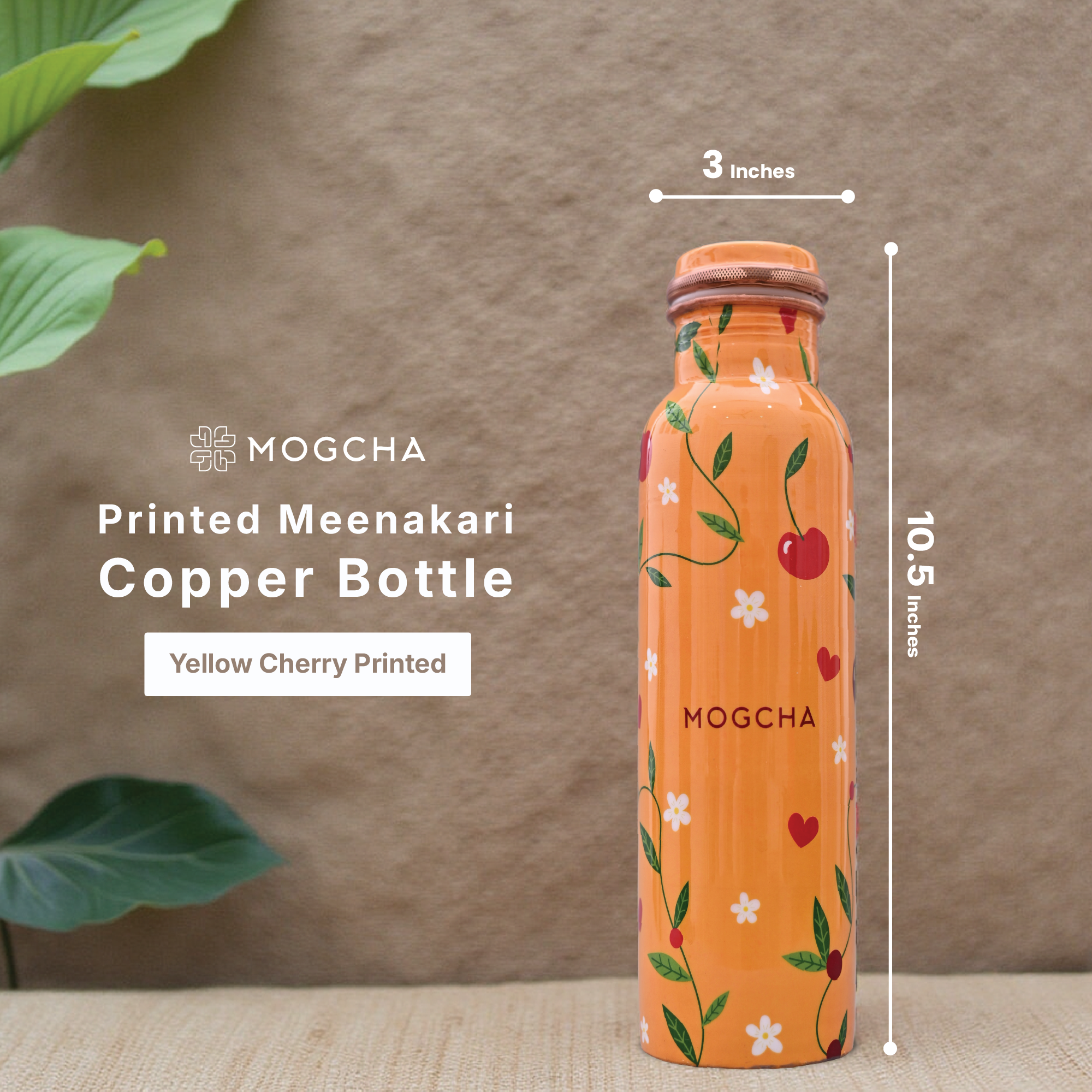 Glow Cherry Garden Copper Bottle