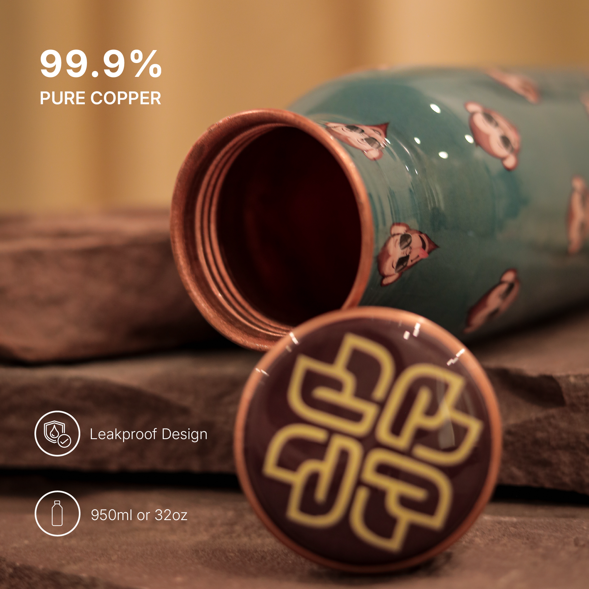 Chill Monkey Copper Bottle