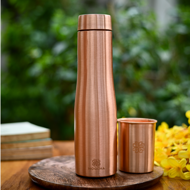 Curve Belly Copper Bottle Set