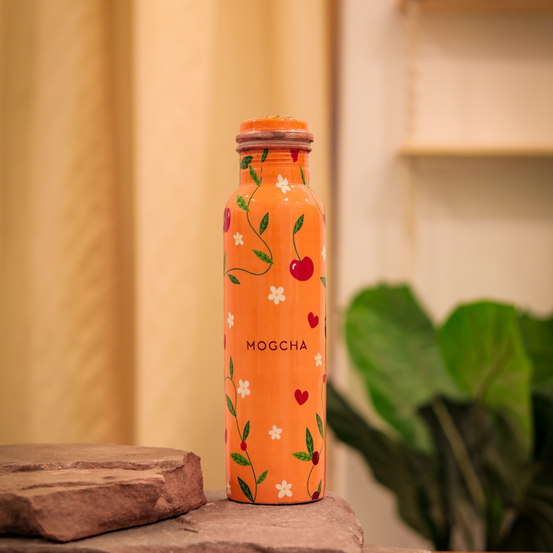 Glow Cherry Garden Copper Bottle