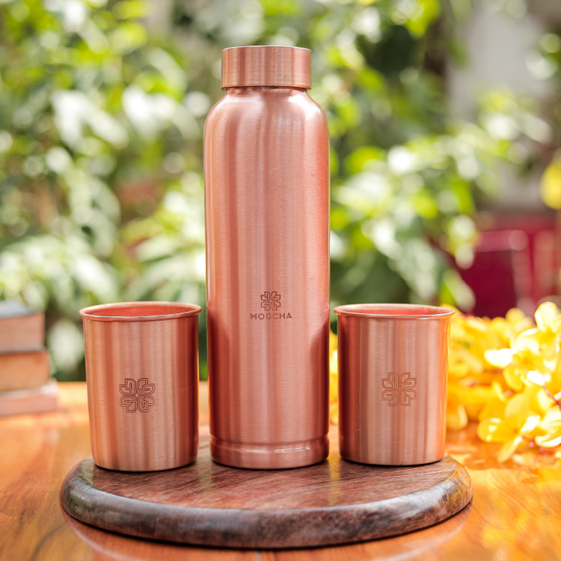 Oreo Copper Bottle Set