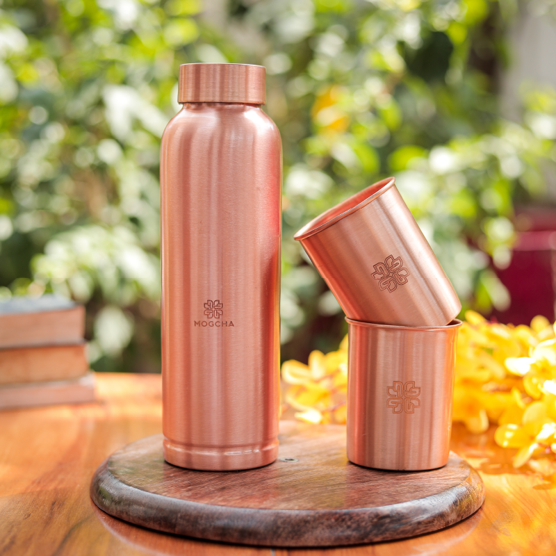 Oreo Copper Bottle Set