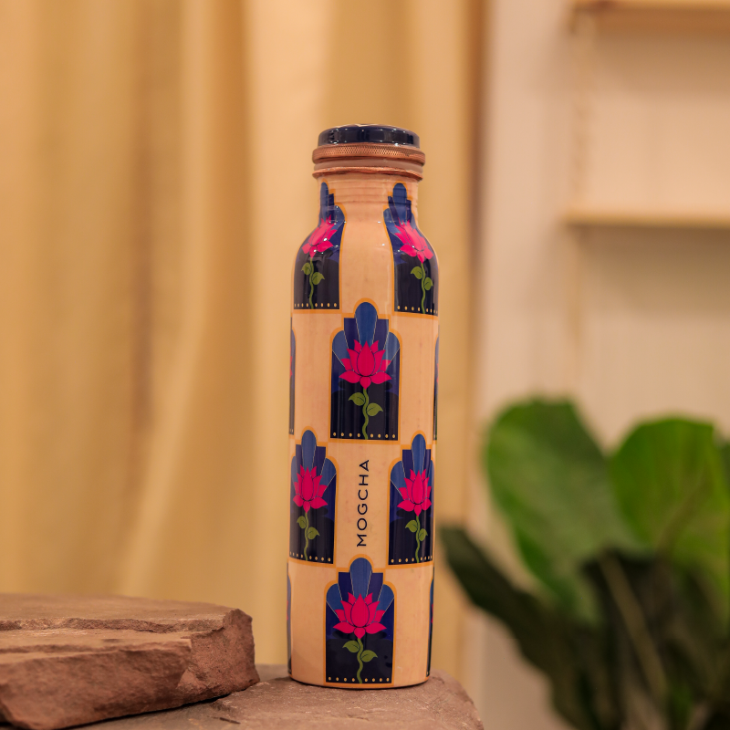 Royal Lotus Copper Bottle