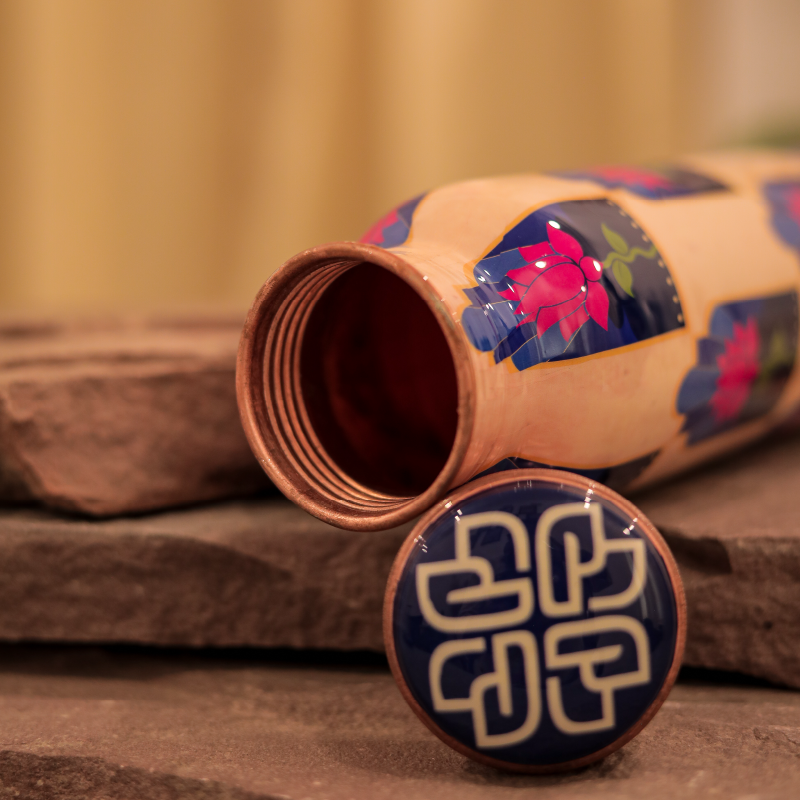 Royal Lotus Copper Bottle